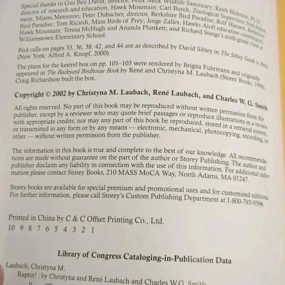 Raptor! A Kids Guide  to Birds of Prey - Picture 3 of 6